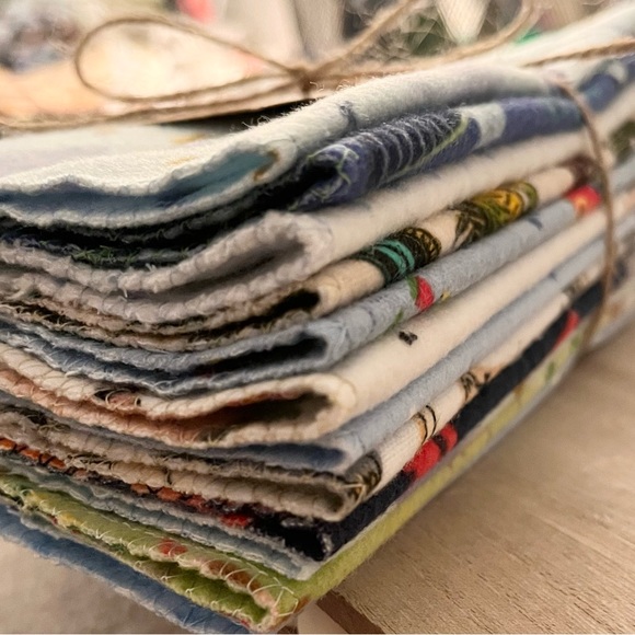 Reusable Cloth Wipes, Napkins, Towels, etc. Set of 12! Boyish Style! - Picture 4 of 5